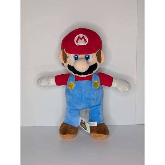 Nintendo Super Mario Bros 11" Mario Plush Stuffed Toy Good Stuff Licensed 2023 - Picture 1 of 6